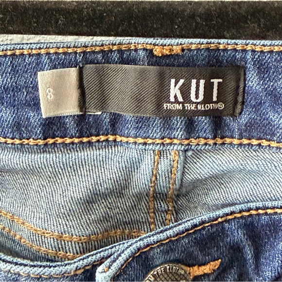 Kut from the Kloth High Rise Cathrine Fab Ab Boyfriend Denim Jeans - Picture 8 of 16